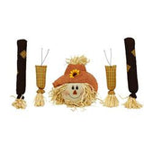 5 Pc 31"H Scarecrow Decor Kit, Orange/Brown/Beige  WE-5-1