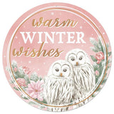 Wreath Kit, Warm Winter Wishes, Rose/Sage Green/Grey/White/Gold ***OUT FOR THE SEASON***