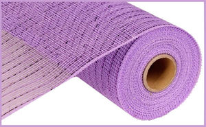 10"x10yd Metallic Mesh, Lavender w/Lavender Foil  SU35BP