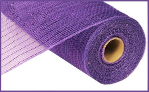 10"x10yd Metallic Mesh, Purple w/Purple Foil  SU35BP