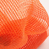 10"x10yd Wide Foil Mesh, Orange w/Orange Foil  SU35B