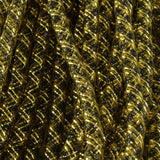 8mmx30yd Deco Flex Tubing, Black/Gold Stripe  WL