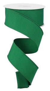 1.5"x10yd Diagonal Weave Fabric, Emerald Green  MA48