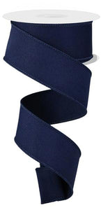 1.5"x10yd Diagonal Weave Fabric, Navy Blue  MA46