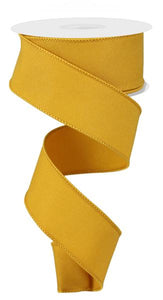 1.5"x10yd Diagonal Weave Fabric, Dark Yellow  AP2