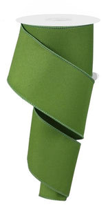 2.5"x10yd Diagonal Weave Fabric, Moss Green  MA66