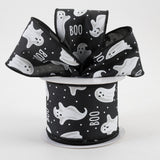 2.5"x10yd Ghosts/Boo, Black/White  JY25