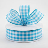 1.5"x50yd Woven Gingham Check, Blue/White  WL50