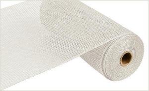 10"x10yd Poly Burlap Mesh, White  SU36