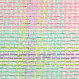 10"x10yd Plaid Poly Burlap Mesh, Pink/Mint/Fresh Green/Lavender/Cream  SU36