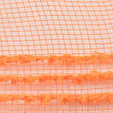 10.25"x10yd Snowdrift/Wide Border Mesh, Orange  SU35B