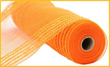 10.25"x10yd Snowdrift/Wide Border Mesh, Orange  SU35B