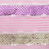 10.25"x10yd Puff Ball w/Wide Stripe Mesh, Pink/Lavender/Mint/White  SU35B