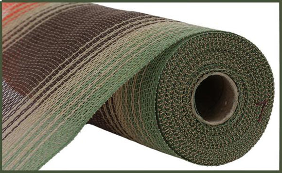 10.5x10yd Stripe Fabric Mesh, Moss Green SU35 – KRINGLE DESIGNS