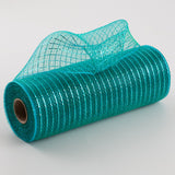 10"x10yd Metallic Mesh, Teal  SU35BP