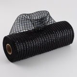 10"x10yd Wide Foil Mesh, Black w/Black Foil  SU35B