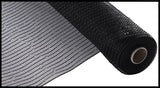 10"x10yd Wide Foil Mesh, Black w/Black Foil  SU35B