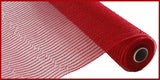 10"x10yd Wide Foil Mesh, Red w/Red Foil  SU35B