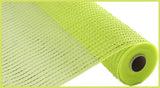 10"x10yd Wide Foil Mesh, Apple Green w/Lime Green Foil  SU35B