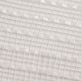 10"x10yd Wide Foil Mesh, White w/White Foil  SU35B