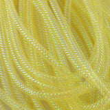 8mmx30yd Deco Flex Tubing, Yellow w/Iridescent Metallic  WL