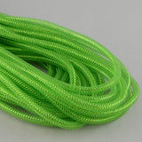 8mmx30yd Deco Flex Tubing, Lime Green w/Lime Green Metallic  WL