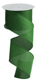 2.5"X10yd Cross Royal Burlap, Emerald Green - KRINGLE DESIGNS