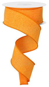 1.5"x10yd Royal Burlap, Bright Orange  MA27