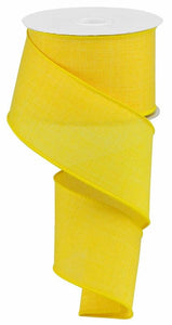 2.5"x10yd Royal Burlap, Sun Yellow  DC9