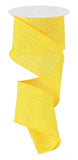 2.5"x50yd Royal Burlap, Yellow  WL50