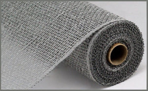 10"x10yd Poly Burlap Mesh, Grey  SU36 ***ARRIVING LATE FALL 2024***