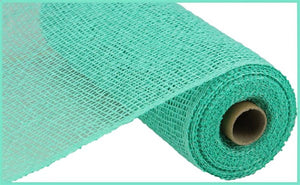 10"x10yd Poly Burlap Mesh, Mint Green  SU36