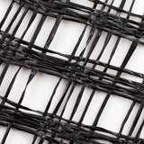 10"x10yd Poly Burlap Check Mesh, Black  SU36