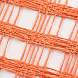 10"x10yd Poly Burlap Check Mesh, Orange  SU36