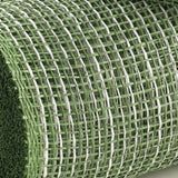 10"x10yd Multi Poly Burlap Mesh, Lime Green/White  SU36 ***ARRIVING SUMMER 2024***
