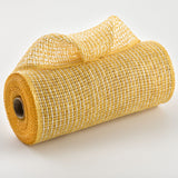 10"x10yd Multi Poly Burlap Mesh, Yellow/White ***ARRIVING SPRING 2024***