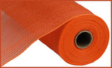 10.5"x10yd Stripe Fabric Mesh, Orange  SU35