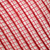 10.5"x10yd Stripe Fabric Mesh, Red  SU35