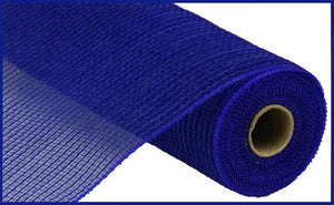 10.5"x10yd Stripe Fabric Mesh, Royal Blue  SU35