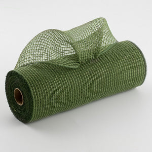 10.5"x10yd Stripe Fabric Mesh, Moss Green  SU35