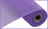 10.5"x10yd Faux Jute Check Fabric Mesh, Lavender  SU35