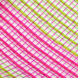 10.5"x10yd Faux Jute/Poly Mesh Small Stripe, Hot Pink/Fresh Green  SU35