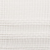 10.5"x10yd Poly/Faux Jute Border Stripe Mesh, White/White  SU35