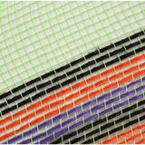 10.5"x10yd Poly/Faux Jute Border Stripe Mesh, Lime/Purple/Orange/Black  SU35