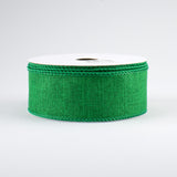 1.5"x10yd Royal Burlap, Emerald Green  MY34 - KRINGLE DESIGNS